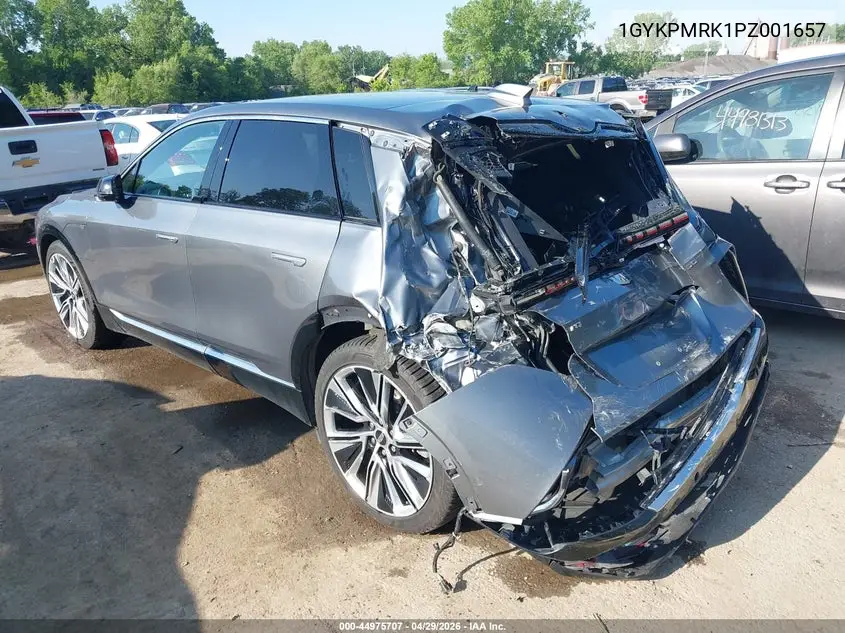 2023 Cadillac Lyriq Rwd Luxury VIN: 1GYKPMRK1PZ001657 Lot: 44975707