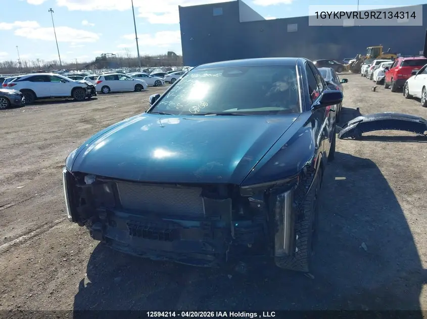 2024 Cadillac Lyriq Sport 2 VIN: 1GYKPVRL9RZ134314 Lot: 12594214