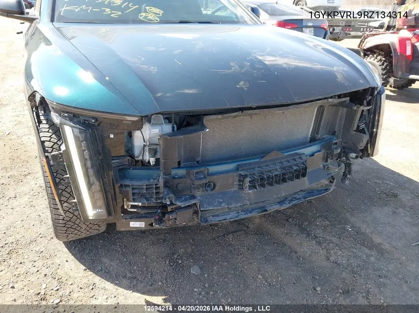 2024 Cadillac Lyriq Sport 2 VIN: 1GYKPVRL9RZ134314 Lot: 12594214