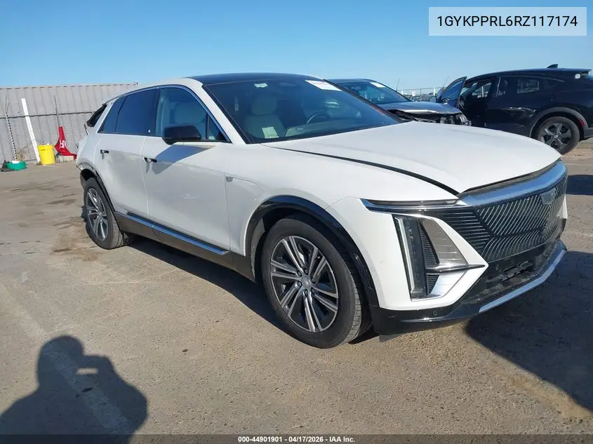 2024 Cadillac Lyriq Luxury W/1Sc VIN: 1GYKPPRL6RZ117174 Lot: 44901901
