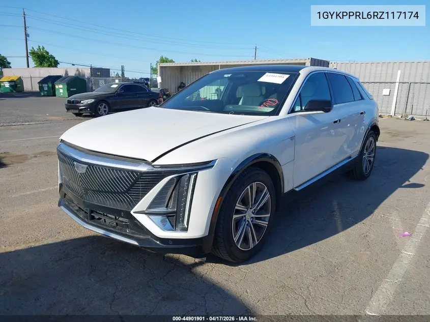 2024 Cadillac Lyriq Luxury W/1Sc VIN: 1GYKPPRL6RZ117174 Lot: 44901901