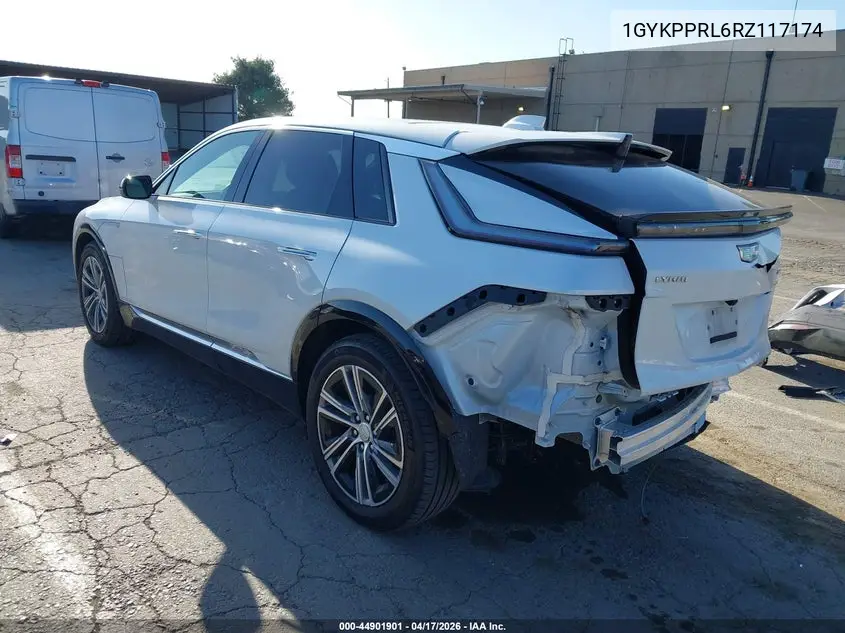 2024 Cadillac Lyriq Luxury W/1Sc VIN: 1GYKPPRL6RZ117174 Lot: 44901901