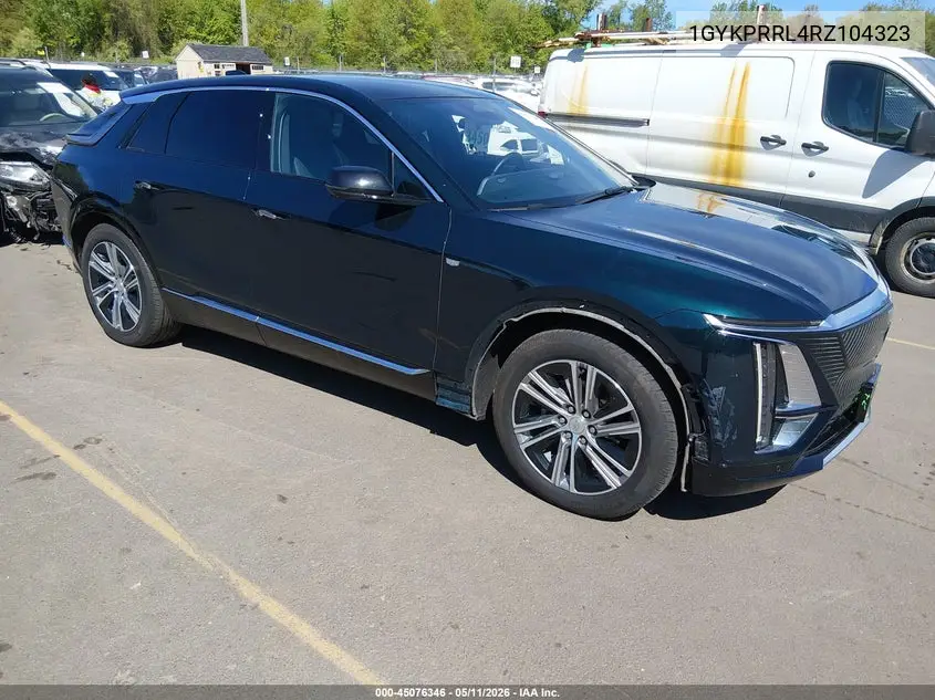 2024 Cadillac Lyriq Luxury W/1Sd VIN: 1GYKPRRL4RZ104323 Lot: 45076346