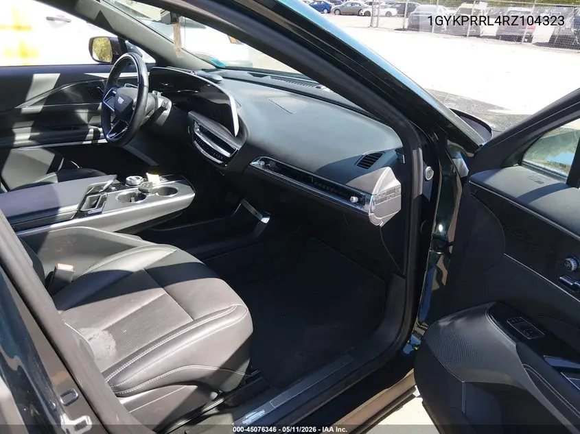 2024 Cadillac Lyriq Luxury W/1Sd VIN: 1GYKPRRL4RZ104323 Lot: 45076346