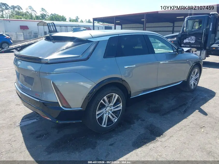 2024 Cadillac Lyriq Tech W/1Sa VIN: 1GYKPMRK8RZ107459 Lot: 45132526