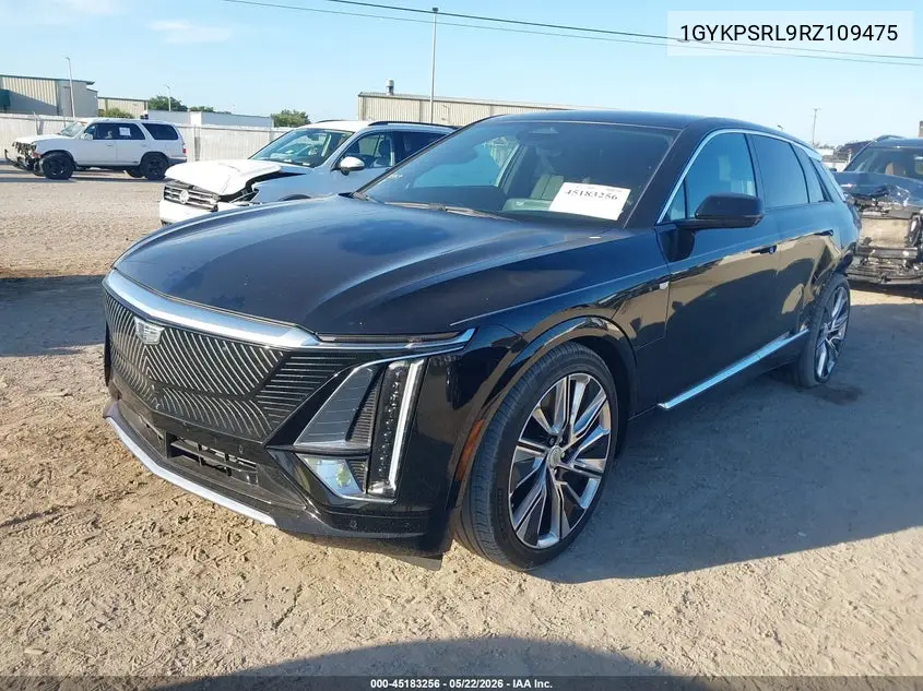 2024 Cadillac Lyriq Luxury W/1Se VIN: 1GYKPSRL9RZ109475 Lot: 45183256