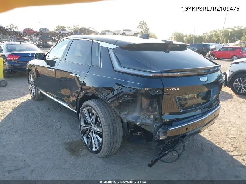 2024 Cadillac Lyriq Luxury W/1Se VIN: 1GYKPSRL9RZ109475 Lot: 45183256