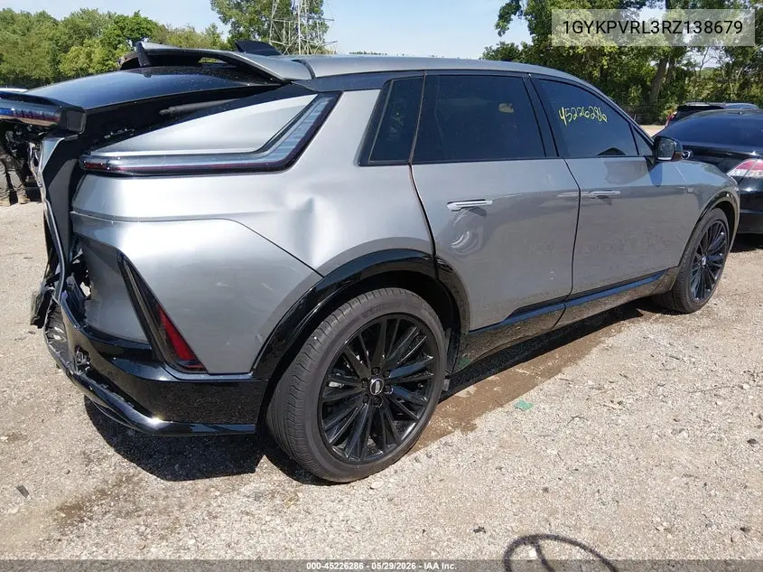 2024 Cadillac Lyriq Sport W/1Sj VIN: 1GYKPVRL3RZ138679 Lot: 45226286