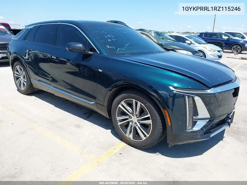 2024 Cadillac Lyriq Luxury W/1Sd VIN: 1GYKPRRL1RZ115246 Lot: 45229068
