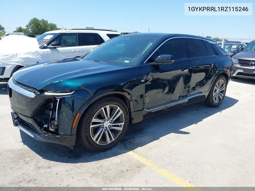 2024 Cadillac Lyriq Luxury W/1Sd VIN: 1GYKPRRL1RZ115246 Lot: 45229068