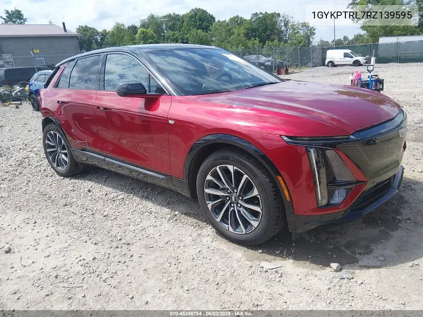 2024 Cadillac Lyriq Sport W/1Sf VIN: 1GYKPTRL7RZ139595 Lot: 45248784