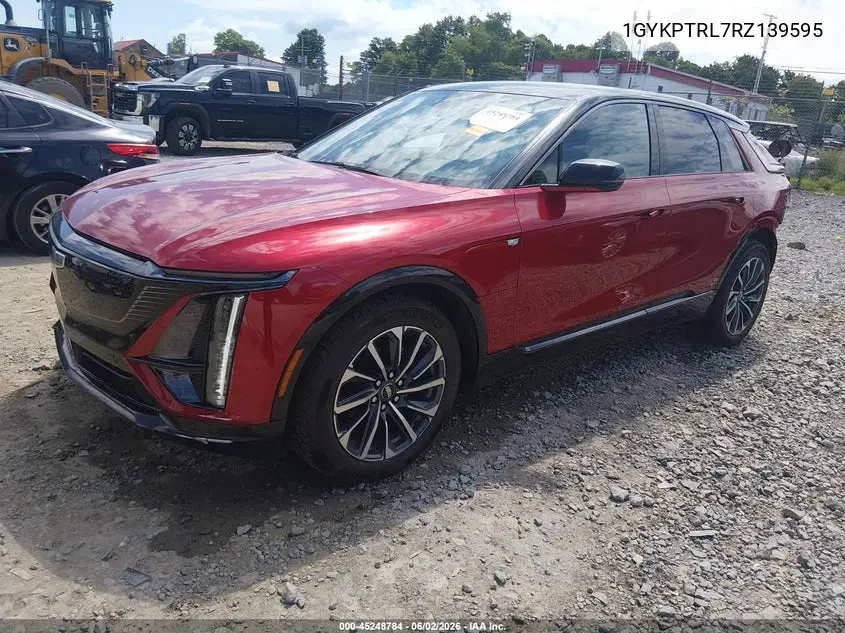 2024 Cadillac Lyriq Sport W/1Sf VIN: 1GYKPTRL7RZ139595 Lot: 45248784