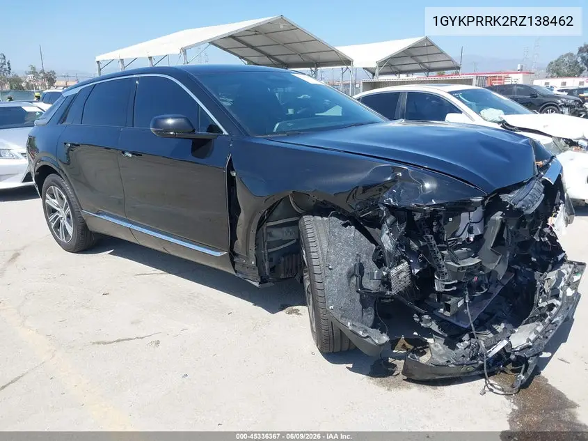 2024 Cadillac Lyriq Luxury W/1Sd VIN: 1GYKPRRK2RZ138462 Lot: 45336367