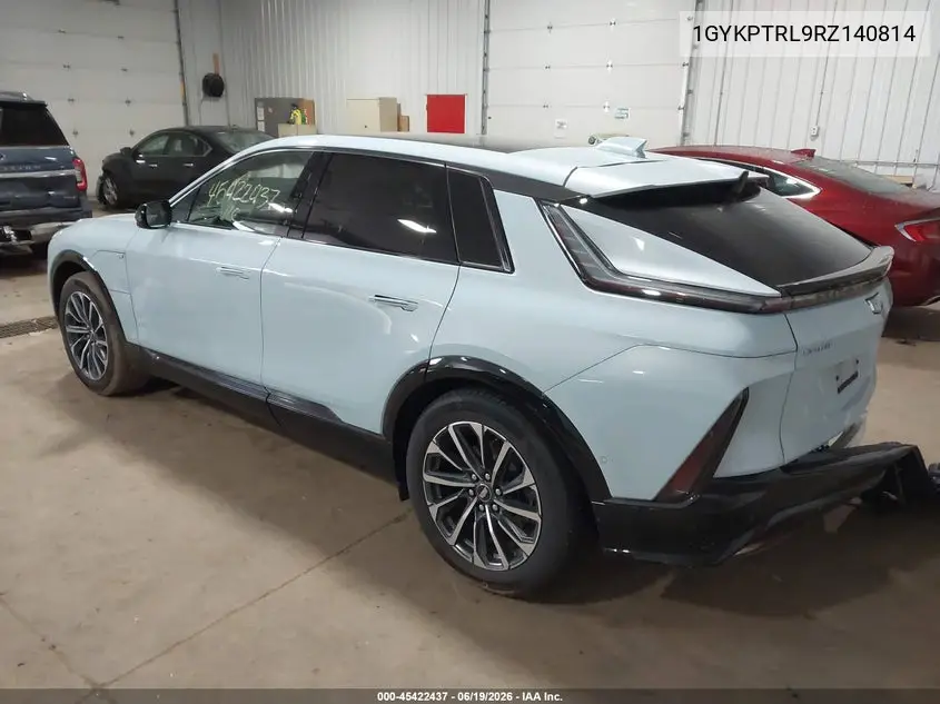 2024 Cadillac Lyriq Sport W/1Sf VIN: 1GYKPTRL9RZ140814 Lot: 45422437
