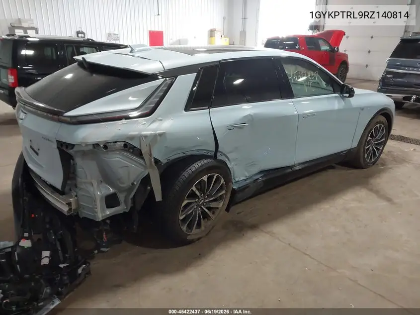 2024 Cadillac Lyriq Sport W/1Sf VIN: 1GYKPTRL9RZ140814 Lot: 45422437
