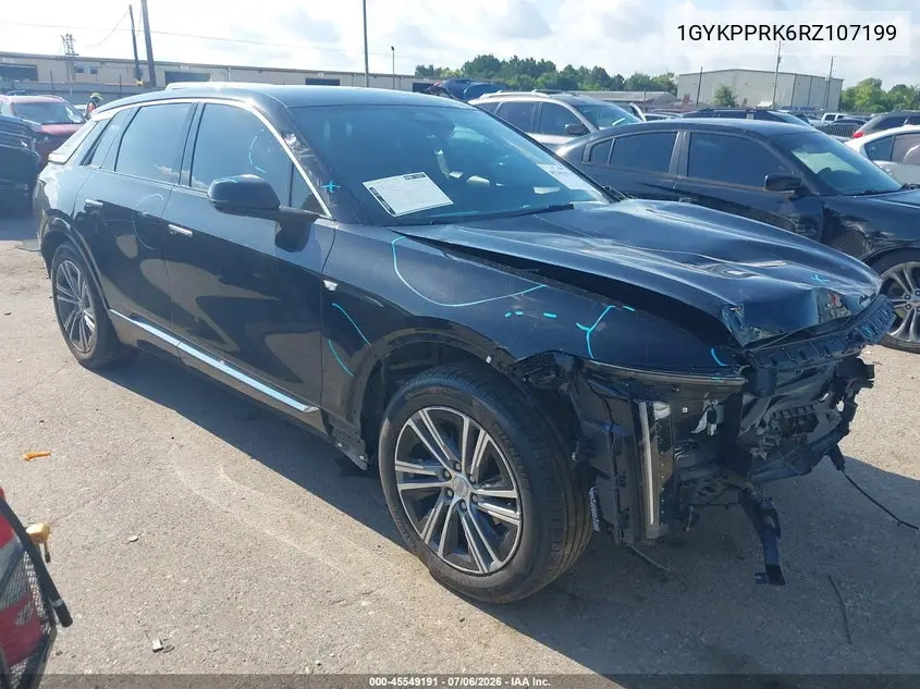 2024 Cadillac Lyriq Luxury W/1Sc VIN: 1GYKPPRK6RZ107199 Lot: 45549191