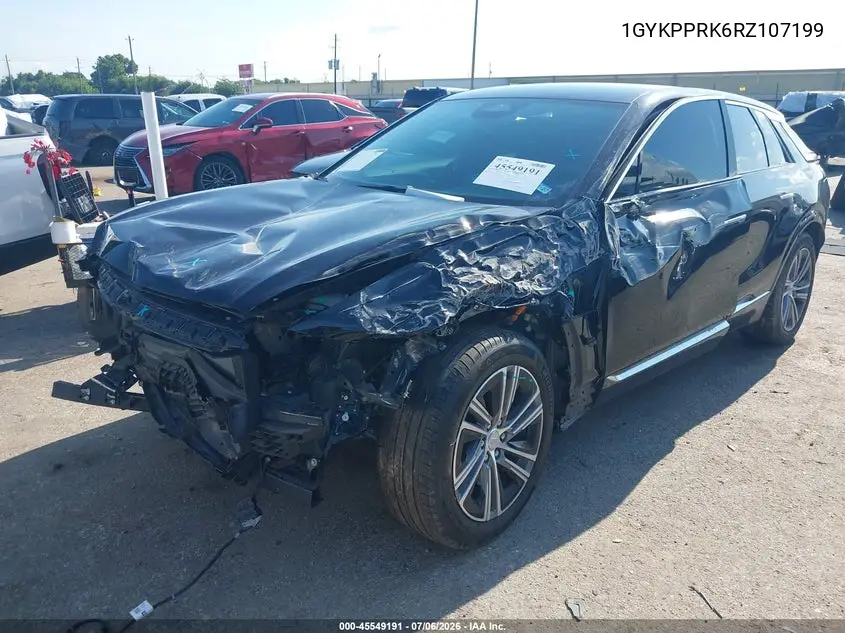 2024 Cadillac Lyriq Luxury W/1Sc VIN: 1GYKPPRK6RZ107199 Lot: 45549191