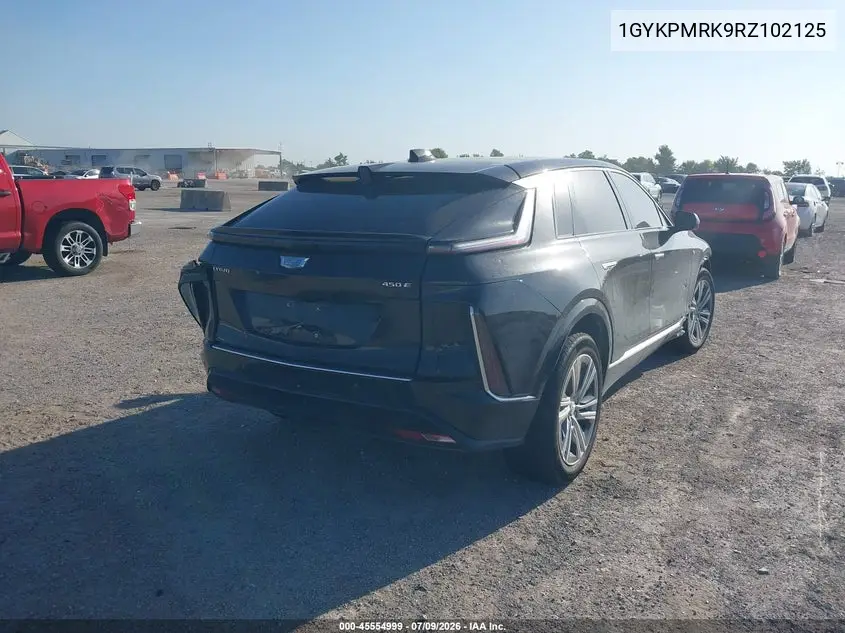 2024 Cadillac Lyriq Tech W/1Sa VIN: 1GYKPMRK9RZ102125 Lot: 45554999