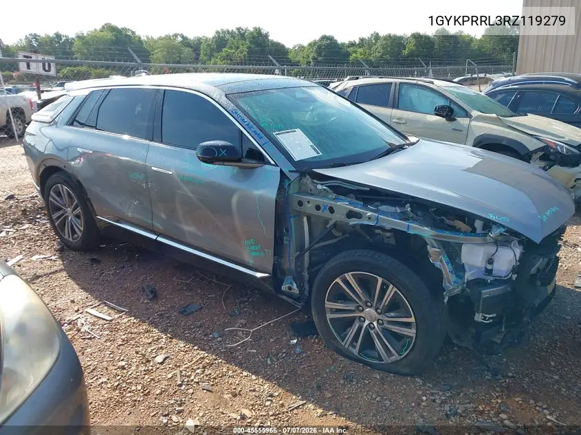 2024 Cadillac Lyriq Luxury W/1Sd VIN: 1GYKPRRL3RZ119279 Lot: 45555966