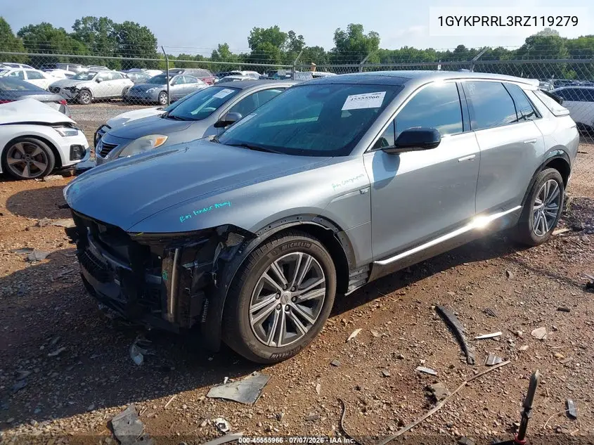 2024 Cadillac Lyriq Luxury W/1Sd VIN: 1GYKPRRL3RZ119279 Lot: 45555966