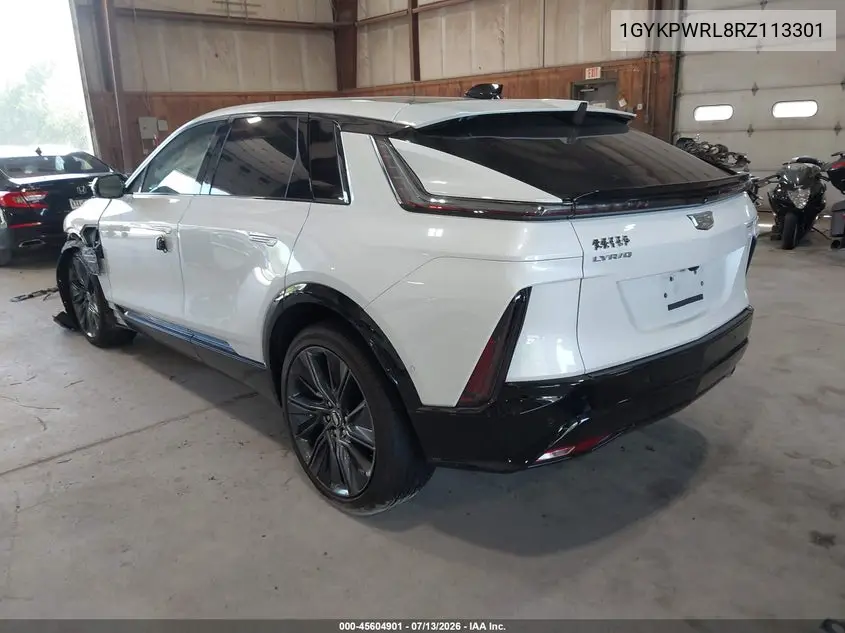 2024 Cadillac Lyriq Sport W/1Sk VIN: 1GYKPWRL8RZ113301 Lot: 45604901