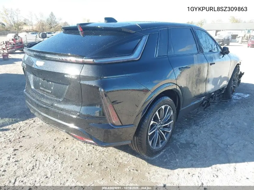 2025 Cadillac Lyriq Sport W/1Sf VIN: 1GYKPURL8SZ309863 Lot: 43425091