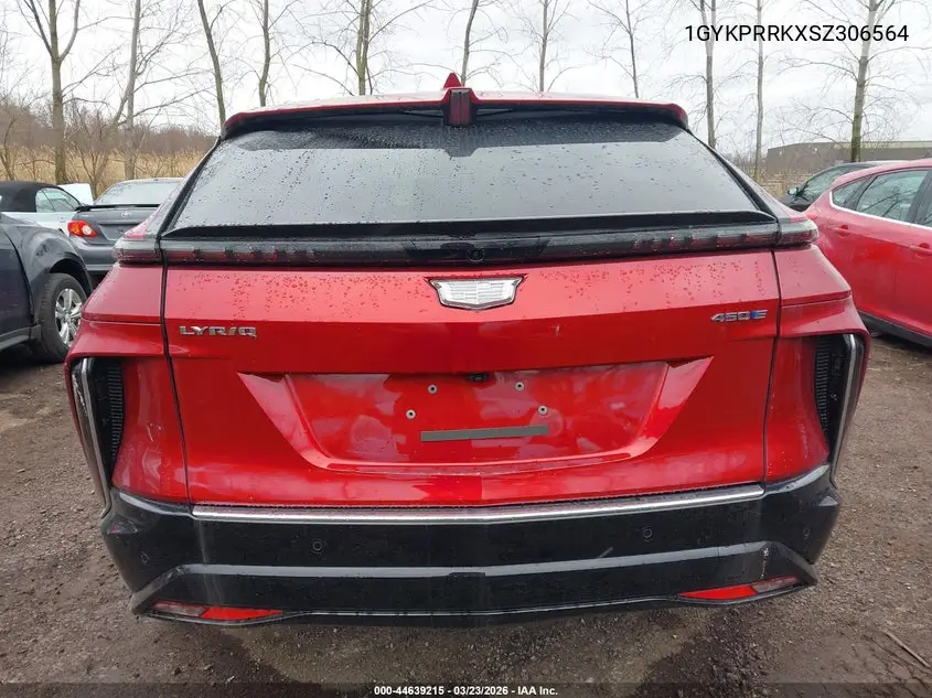 2025 Cadillac Lyriq Luxury 2 Rwd VIN: 1GYKPRRKXSZ306564 Lot: 44639215