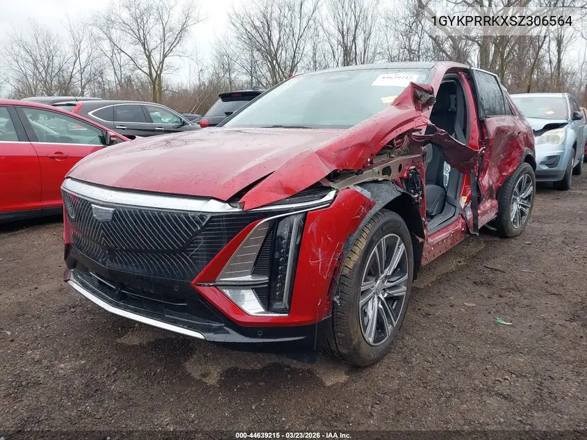 2025 Cadillac Lyriq Luxury 2 Rwd VIN: 1GYKPRRKXSZ306564 Lot: 44639215