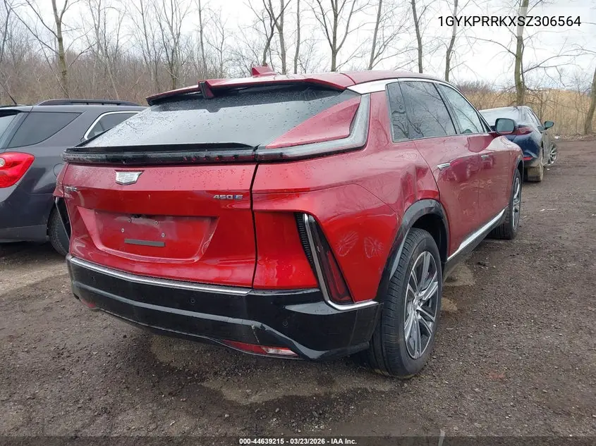 2025 Cadillac Lyriq Luxury 2 Rwd VIN: 1GYKPRRKXSZ306564 Lot: 44639215