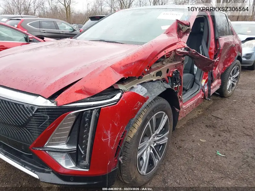 2025 Cadillac Lyriq Luxury 2 Rwd VIN: 1GYKPRRKXSZ306564 Lot: 44639215