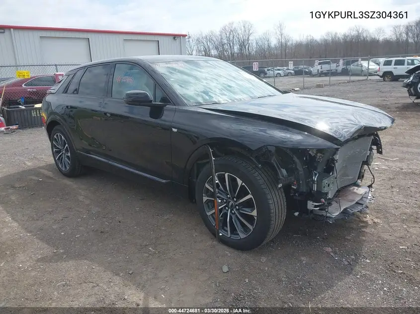 2025 Cadillac Lyriq Sport 1 Rwd VIN: 1GYKPURL3SZ304361 Lot: 44724681
