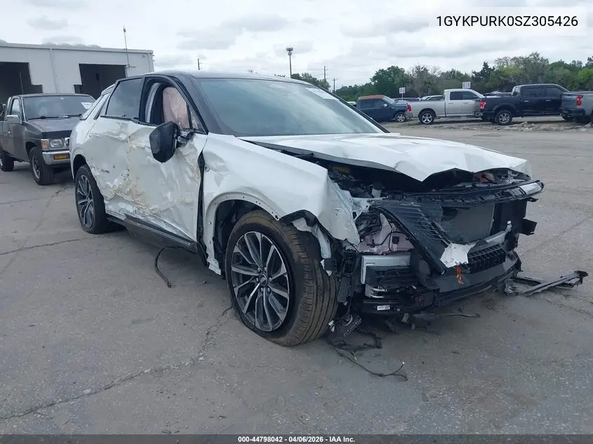 2025 Cadillac Lyriq Sport 1 Rwd VIN: 1GYKPURK0SZ305426 Lot: 44798042