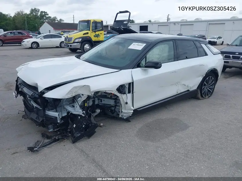2025 Cadillac Lyriq Sport 1 Rwd VIN: 1GYKPURK0SZ305426 Lot: 44798042
