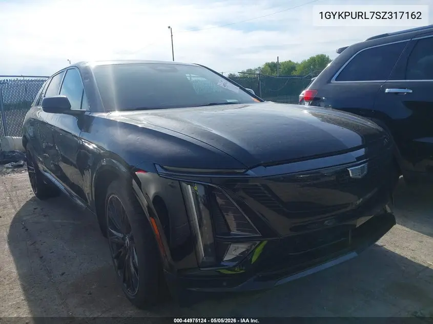 2025 Cadillac Lyriq Sport 1 Rwd VIN: 1GYKPURL7SZ317162 Lot: 44975124