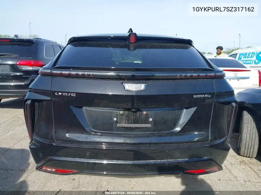 2025 Cadillac Lyriq Sport 1 Rwd VIN: 1GYKPURL7SZ317162 Lot: 44975124