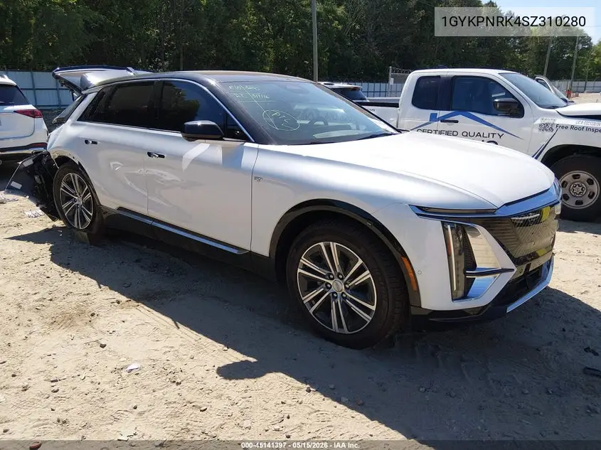 2025 Cadillac Lyriq Luxury 1 Rwd VIN: 1GYKPNRK4SZ310280 Lot: 45141397