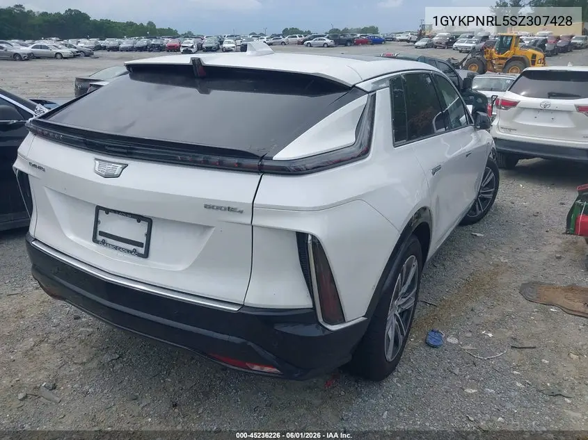 2025 Cadillac Lyriq Luxury 1 Rwd VIN: 1GYKPNRL5SZ307428 Lot: 45236226