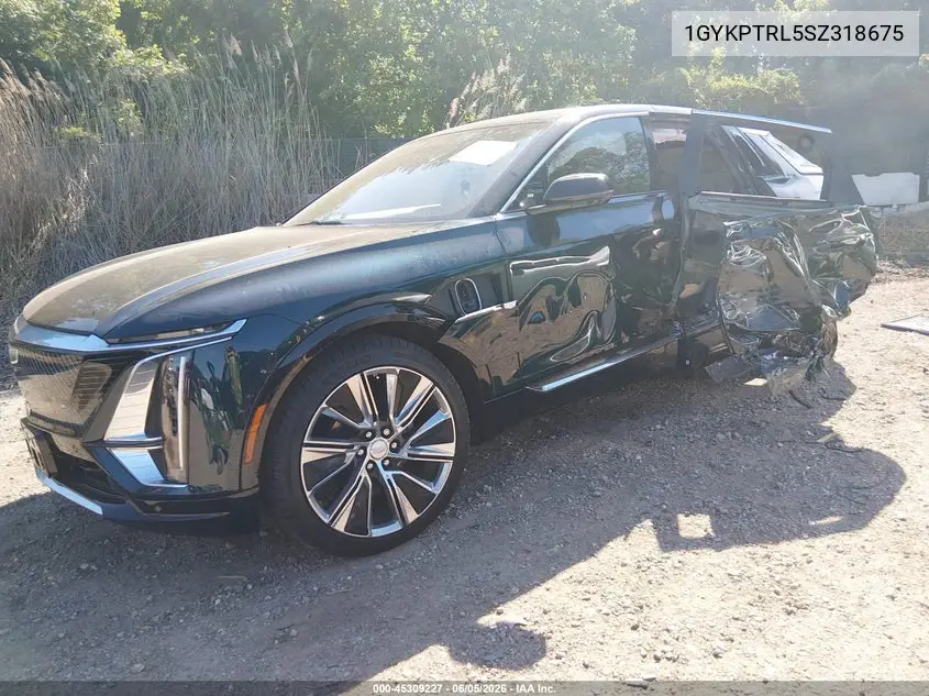 2025 Cadillac Lyriq Luxury 3 Rwd VIN: 1GYKPTRL5SZ318675 Lot: 45309227
