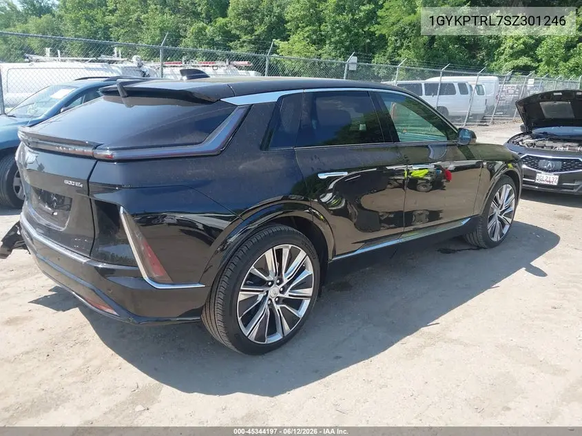 2025 Cadillac Lyriq Luxury 3 Rwd VIN: 1GYKPTRL7SZ301246 Lot: 45344197