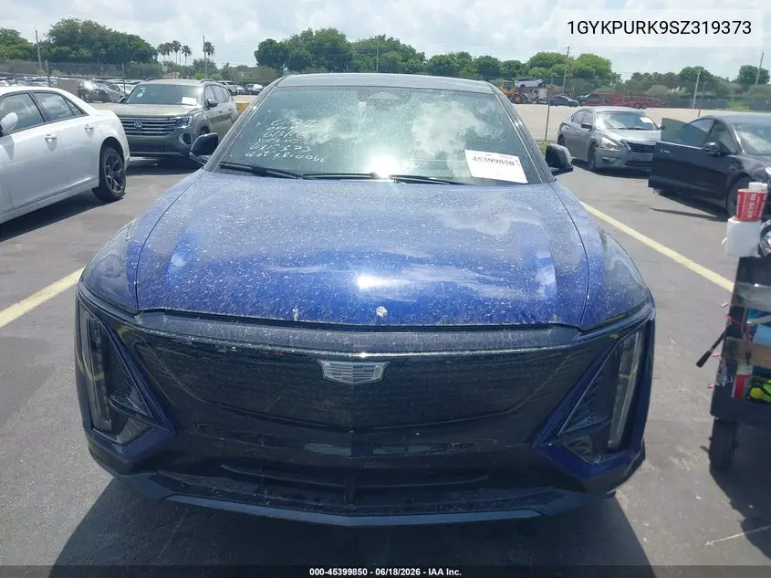 2025 Cadillac Lyriq Sport 1 Rwd VIN: 1GYKPURK9SZ319373 Lot: 45399850