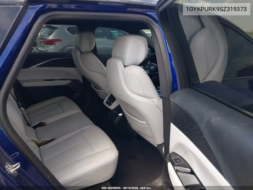 2025 Cadillac Lyriq Sport 1 Rwd VIN: 1GYKPURK9SZ319373 Lot: 45399850