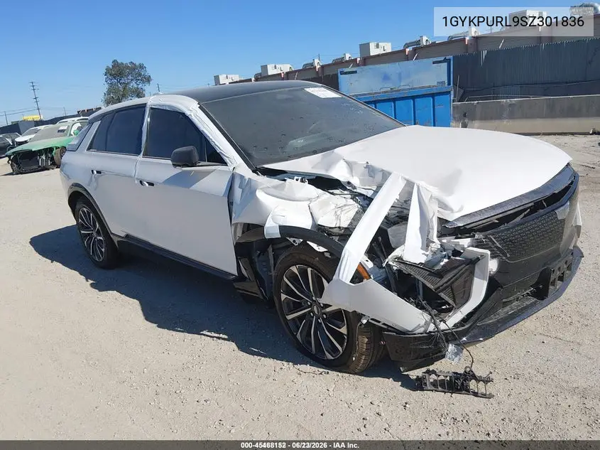 2025 Cadillac Lyriq Sport 1 Rwd VIN: 1GYKPURL9SZ301836 Lot: 45468152