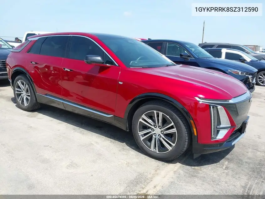 2025 Cadillac Lyriq Luxury 2 Rwd VIN: 1GYKPRRK8SZ312590 Lot: 45479395