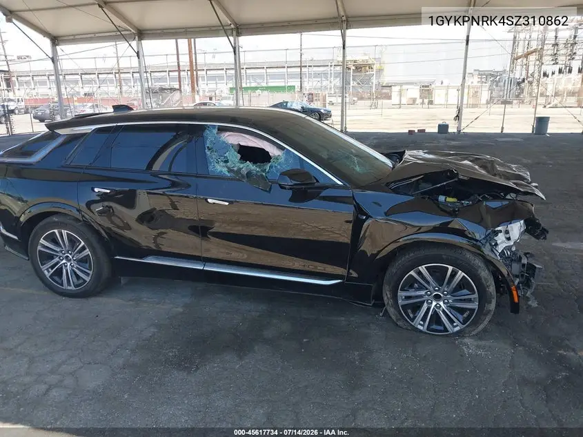 2025 Cadillac Lyriq Luxury 1 Rwd VIN: 1GYKPNRK4SZ310862 Lot: 45617734