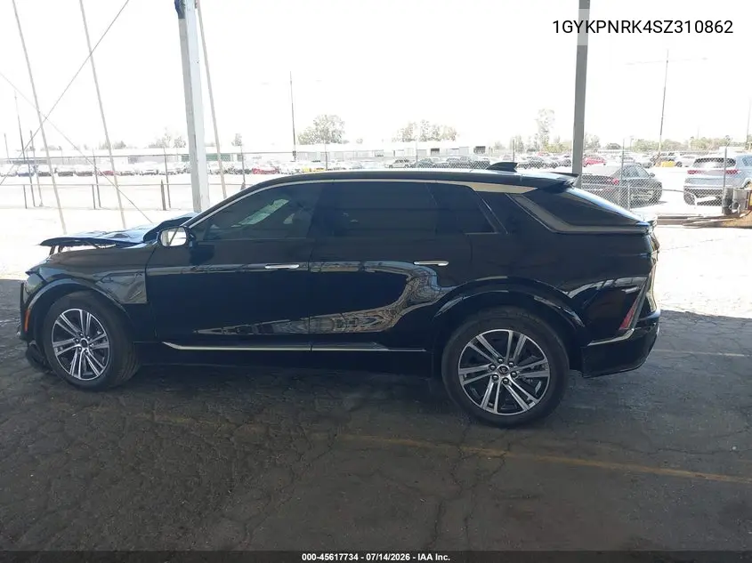 2025 Cadillac Lyriq Luxury 1 Rwd VIN: 1GYKPNRK4SZ310862 Lot: 45617734