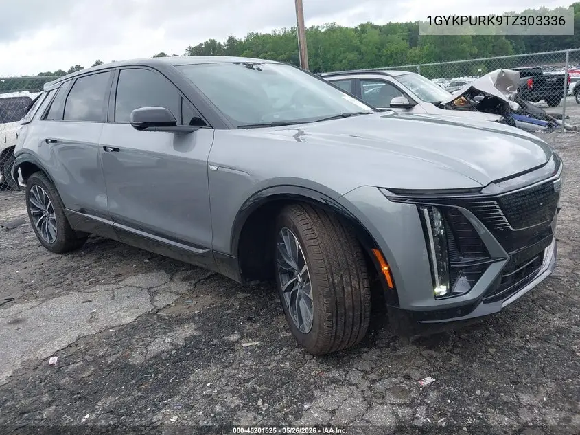 2026 Cadillac Lyriq Sport Awd VIN: 1GYKPURK9TZ303336 Lot: 45201525