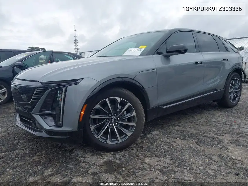 2026 Cadillac Lyriq Sport Awd VIN: 1GYKPURK9TZ303336 Lot: 45201525