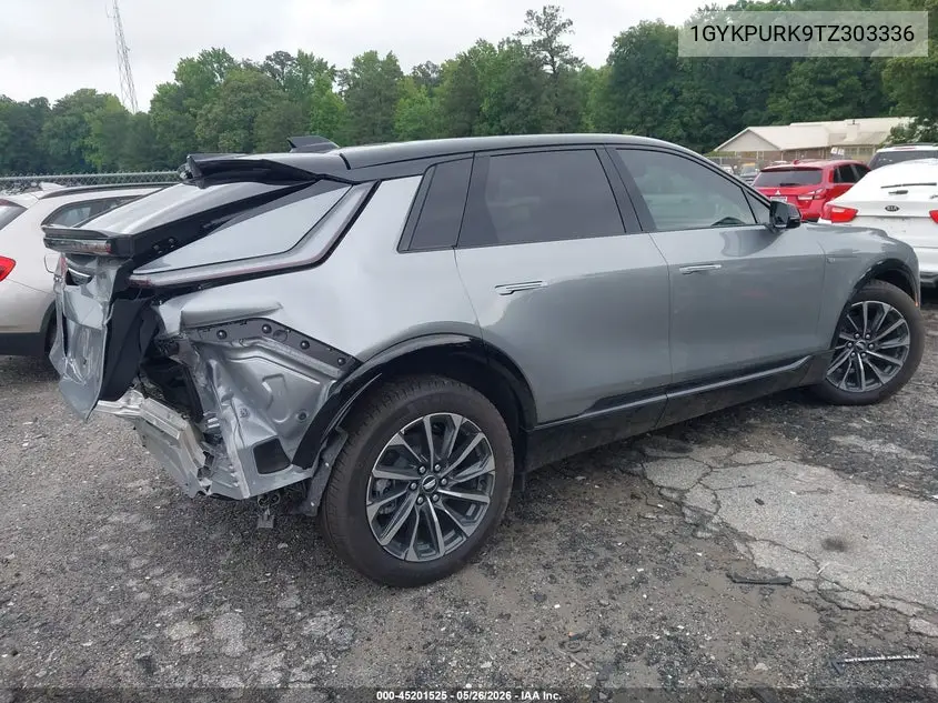 2026 Cadillac Lyriq Sport Awd VIN: 1GYKPURK9TZ303336 Lot: 45201525