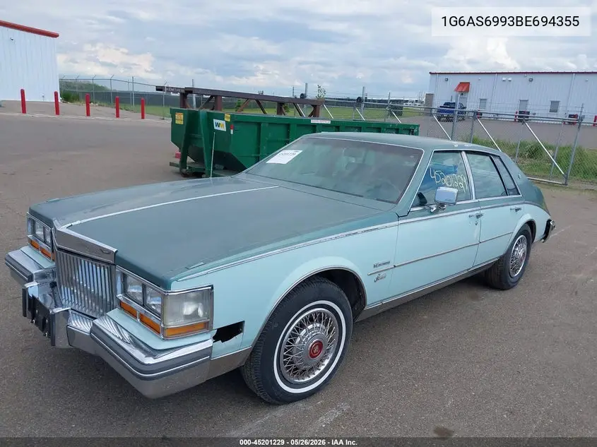 1981 Cadillac Seville VIN: 1G6AS6993BE694355 Lot: 45201229