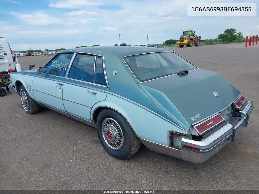 1981 Cadillac Seville VIN: 1G6AS6993BE694355 Lot: 45201229